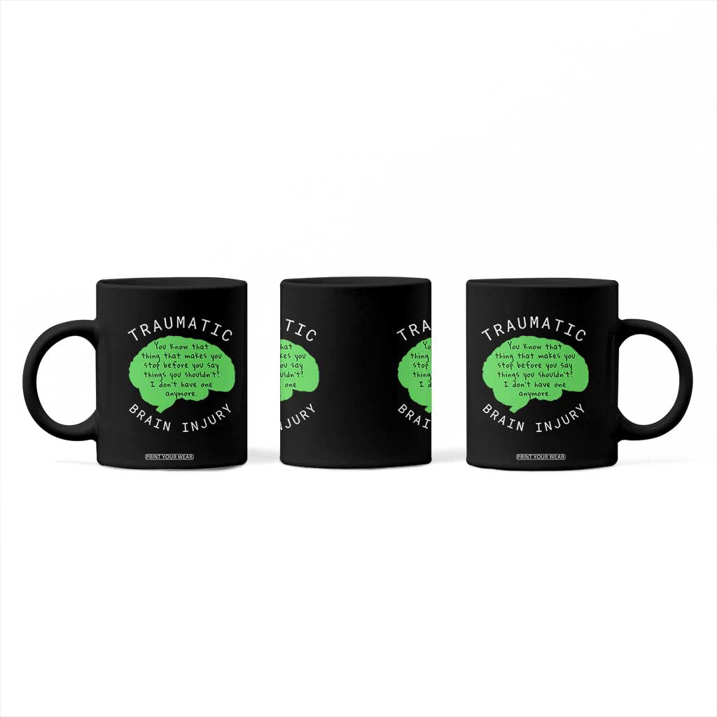 Traumatic Brain Injury Awareness Coffee Mug TBI Support TS02 Print Your Wear