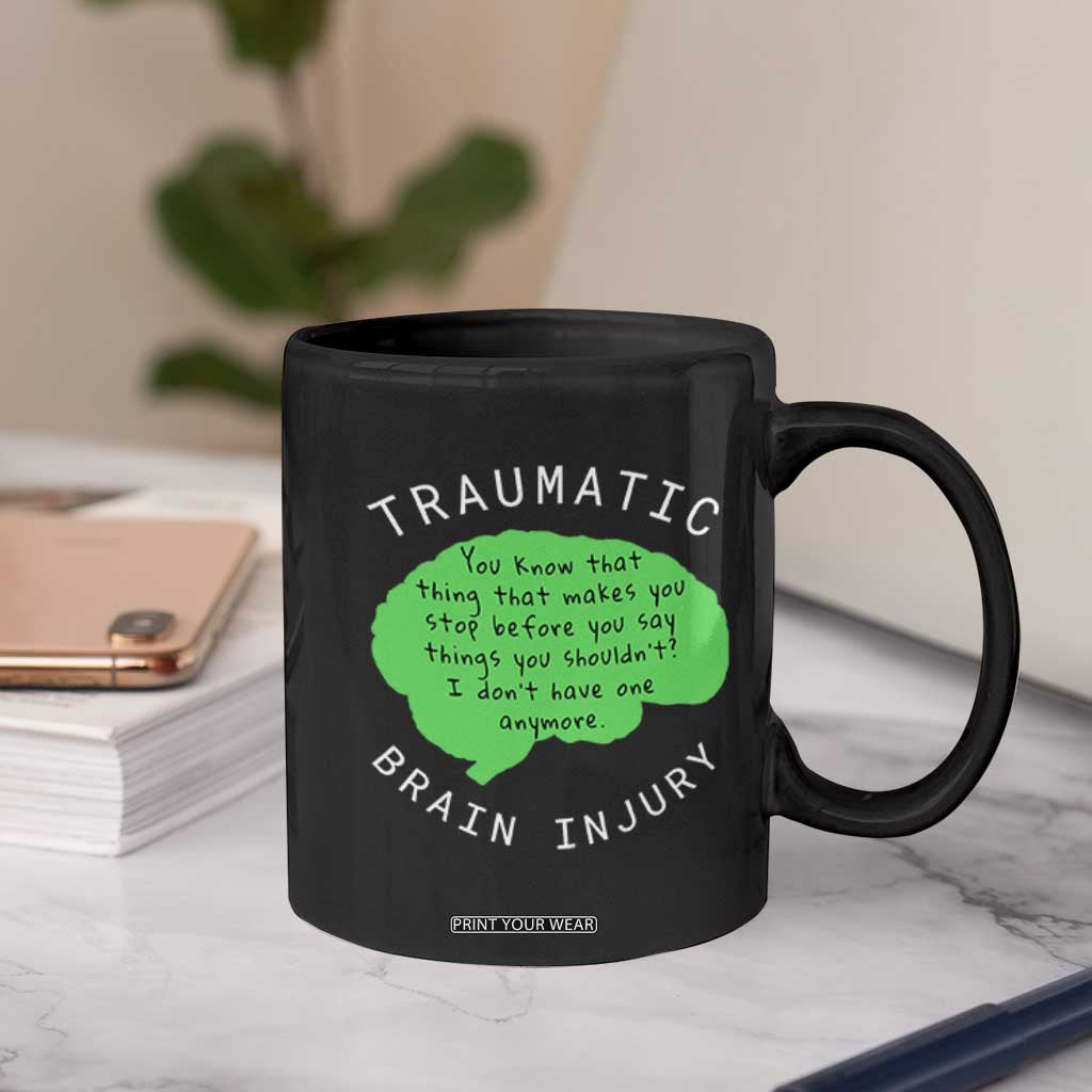 Traumatic Brain Injury Awareness Coffee Mug TBI Support TS02 Print Your Wear