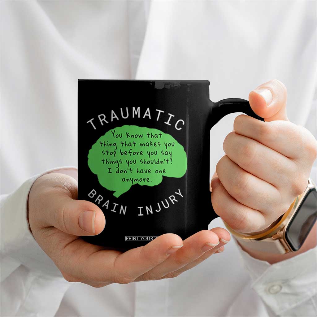 Traumatic Brain Injury Awareness Coffee Mug TBI Support TS02 Print Your Wear