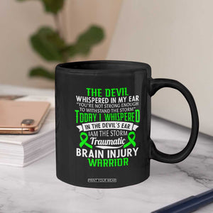 Traumatic Brain Injury Awareness Coffee Mug TBI Warrior I Am The Storm TS02 Print Your Wear