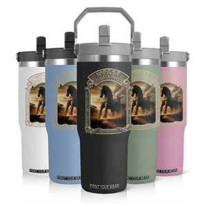 Trojan Horse Flip Straw Tumbler Ancient Greek Epic Mythlogy History Lover TS09 Print Your Wear