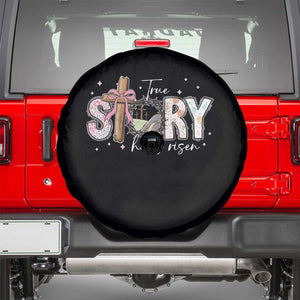 True Story He Is Risen Spare Tire Cover Christian Easter Day Religious Bible Verse TS11 Black Print Your Wear