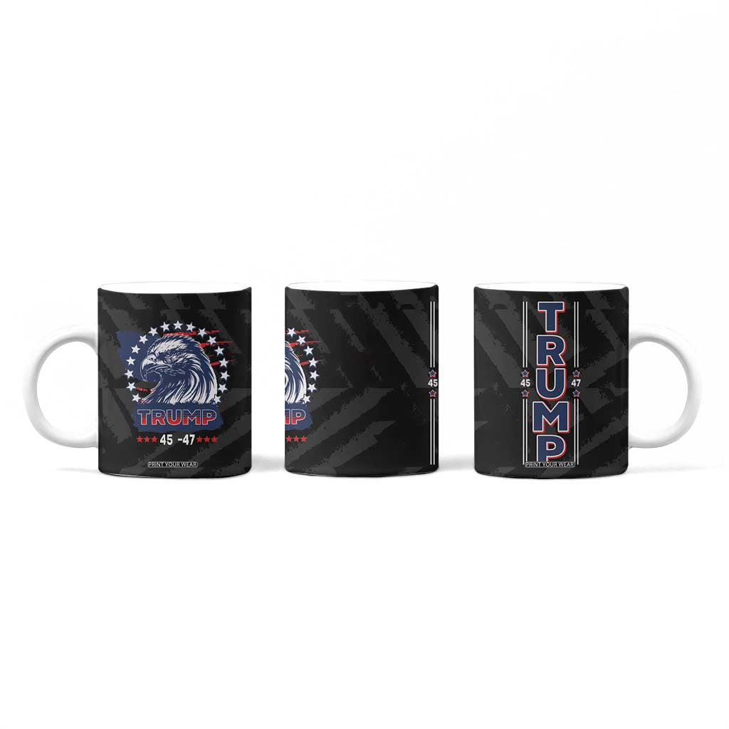 Trump 45 47 Coffee Mug Patriotic American Eagle TB09 Print Your Wear