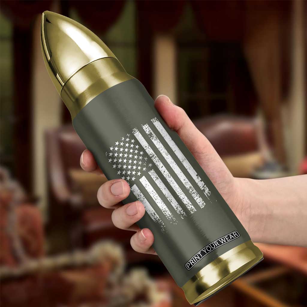 Trump Dad Bullet Tumbler Papa Grandpa Stepdad Fathers Day Gift American Flag TB10 Print Your Wear