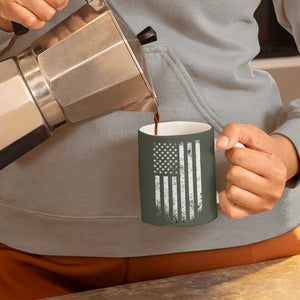 Trump Dad Coffee Mug Papa Grandpa Stepdad Fathers Day Gift American Flag TB10 Print Your Wear
