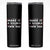 Twin Dad Skinny Tumbler Make It A Double Funny New Dad Fathers Day TS10 Black Print Your Wear