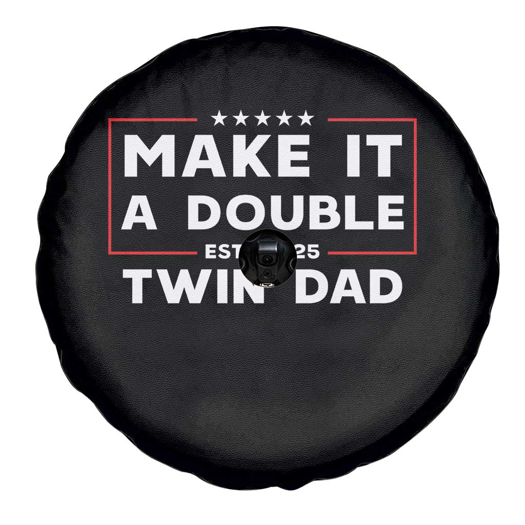 Twin Dad Spare Tire Cover Make It A Double Funny New Dad Fathers Day TS10 Print Your Wear