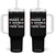 Twin Dad Tumbler With Handle Make It A Double Funny New Dad Fathers Day TS10 One Size: 40 oz Black Print Your Wear