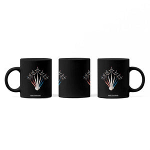 US Airplane Fighter Jet American Flag 4th Of July Coffee Mug TS11 Print Your Wear