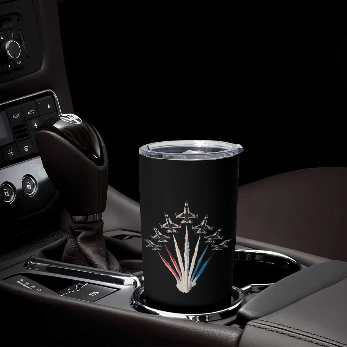 US Airplane Fighter Jet American Flag 4th Of July Tumbler Cup TS11 Print Your Wear