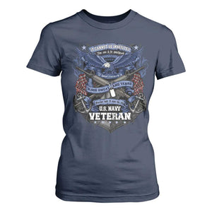 US Military Navy Veteran T Shirt For Women It Cannot Be Inherited Nor Can It Be Purchased I Have Earned It TS11 Navy Print Your Wear