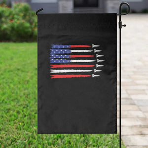 USA Flag Rocket Garden Flag Patriotic Space Red White Blue 4th of July TS10 Print Your Wear