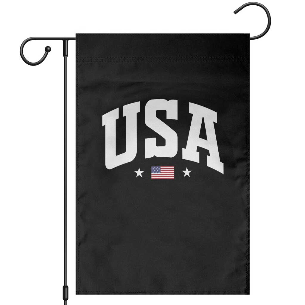 USA Garden Flag American Flag Patriotic 4th of July TS10 Black Print Your Wear