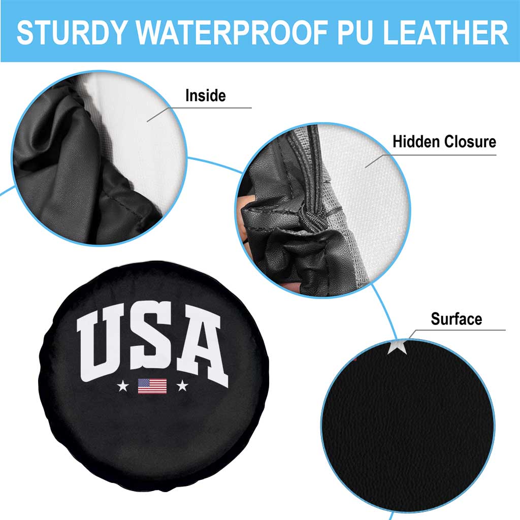 USA Spare Tire Cover American Flag Patriotic 4th of July TS10 Print Your Wear