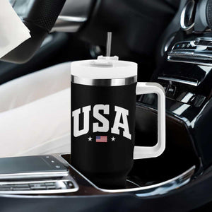USA Tumbler With Handle American Flag Patriotic 4th of July TS10 Print Your Wear