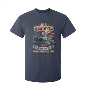 USS Texas Been There Done That And Damn Proud Of It T Shirt For Kid Battleship USA American Flag TS11 Navy Print Your Wear