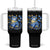 Ukraine Cat Floral Vintage Ukrainian Flag Tumbler With Handle TS10 One Size: 40 oz Black Print Your Wear