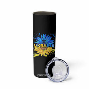 Ukraine Sunflower Ukrainian Flag Skinny Tumbler TS10 Print Your Wear