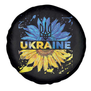 Ukraine Sunflower Ukrainian Flag Spare Tire Cover TS10 Print Your Wear
