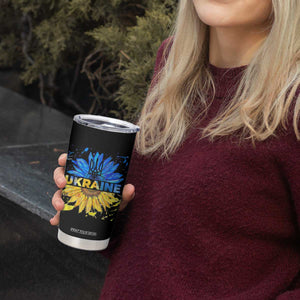 Ukraine Sunflower Ukrainian Flag Tumbler Cup TS10 Print Your Wear