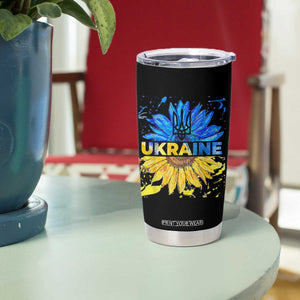 Ukraine Sunflower Ukrainian Flag Tumbler Cup TS10 Print Your Wear
