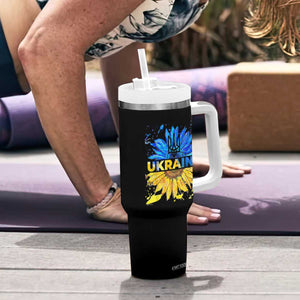 Ukraine Sunflower Ukrainian Flag Tumbler With Handle TS10 Print Your Wear