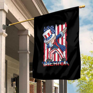 Uncle Sam Dabbing Garden Flag 4th of July American Flag TS02 Print Your Wear