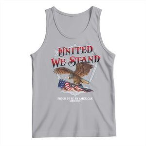 United We Stand Proud To Be An American Since 1776 Tank Top Patriotic USA Flag Eagle TS11 Athletic Heather Print Your Wear