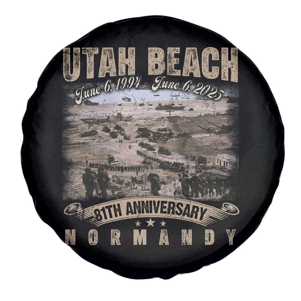 Utah Beach D Day 81 ST Anniversary Honor History Normandy WWII Spare Tire Cover TS11 Print Your Wear