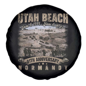 Utah Beach D Day 81 ST Anniversary Honor History Normandy WWII Spare Tire Cover TS11 Print Your Wear