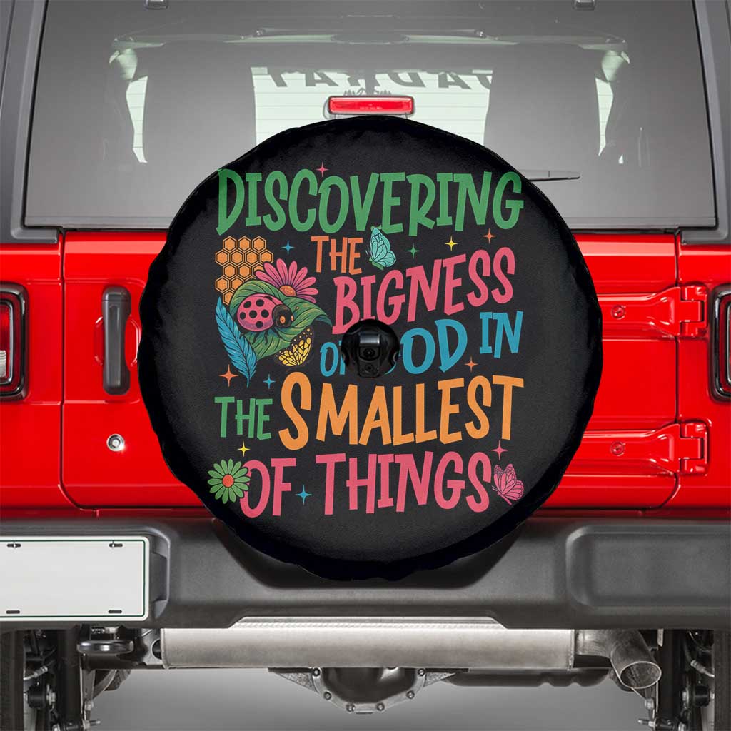 VBS 2025 Insects Adventure Spare Tire Cover Discovering the Bigness of God in the Smallest of Things TS02 Black Print Your Wear