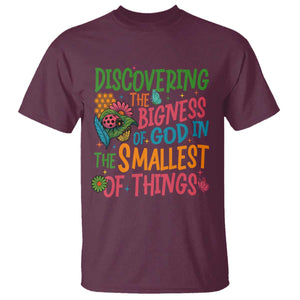 VBS 2025 Insects Adventure T Shirt Discovering the Bigness of God in the Smallest of Things TS02 Maroon Print Your Wear