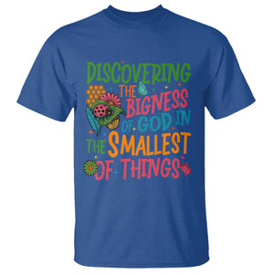 VBS 2025 Insects Adventure T Shirt Discovering the Bigness of God in the Smallest of Things TS02 Royal Blue Print Your Wear