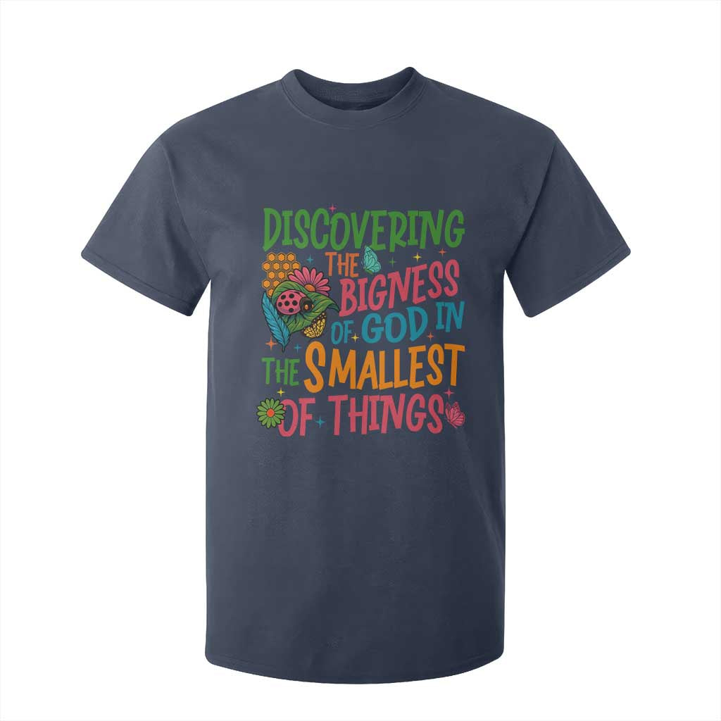 VBS 2025 Insects Adventure T Shirt For Kid Discovering the Bigness of God in the Smallest of Things TS02 Navy Print Your Wear