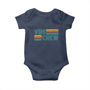 VBS Crew Baby Onesie Vacation Bible School Church Camp Retro Vintage TS10 Navy Print Your Wear