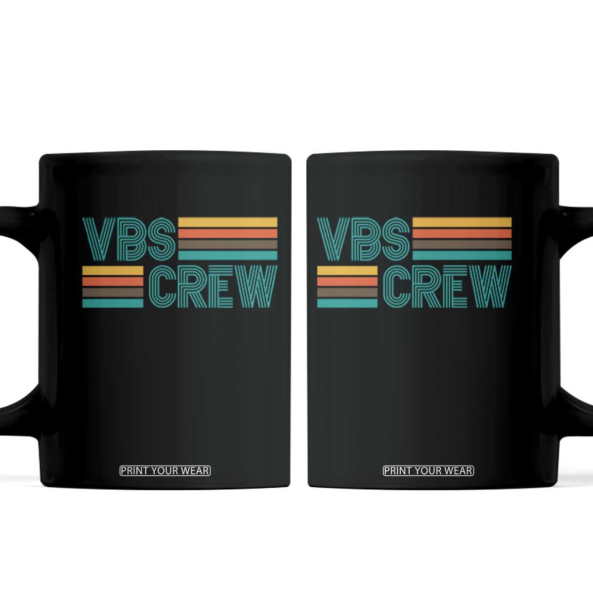 VBS Crew Coffee Mug Vacation Bible School Church Camp Retro Vintage TS10 Black Print Your Wear