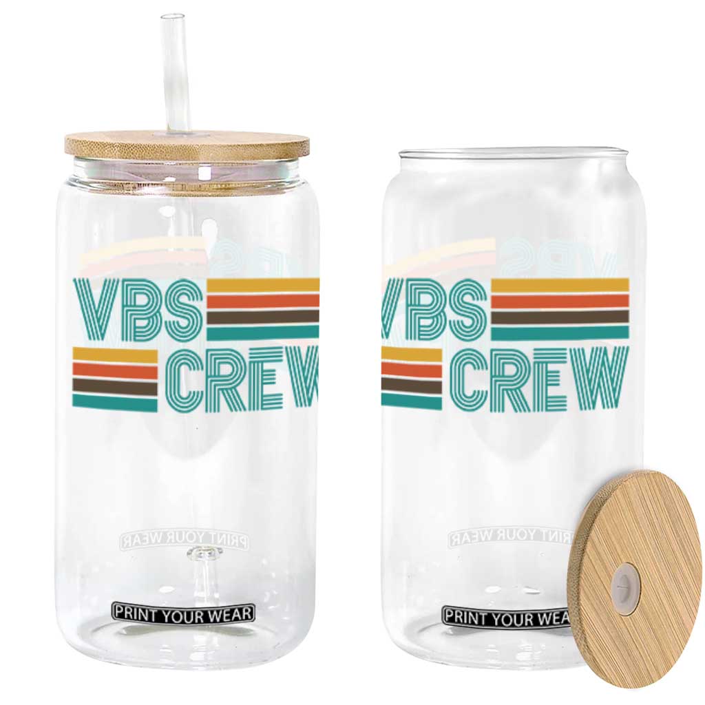 VBS Crew Glass Can Vacation Bible School Church Camp Retro Vintage TS10 Black Print Your Wear