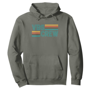 VBS Crew Hoodie Vacation Bible School Church Camp Retro Vintage TS10 Military Green Print Your Wear