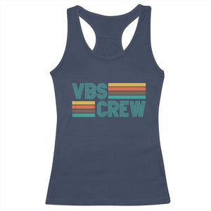 VBS Crew Racerback Tank Top Vacation Bible School Church Camp Retro Vintage TS10 Navy Print Your Wear