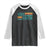 VBS Crew Raglan Shirt Vacation Bible School Church Camp Retro Vintage TS10 Black White Print Your Wear