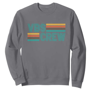 VBS Crew Sweatshirt Vacation Bible School Church Camp Retro Vintage TS10 Charcoal Print Your Wear