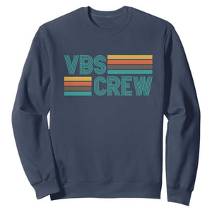 VBS Crew Sweatshirt Vacation Bible School Church Camp Retro Vintage TS10 Navy Print Your Wear
