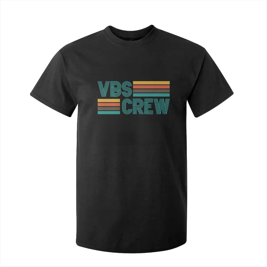 VBS Crew T Shirt For Kid Vacation Bible School Church Camp Retro Vintage TS10 Black Print Your Wear