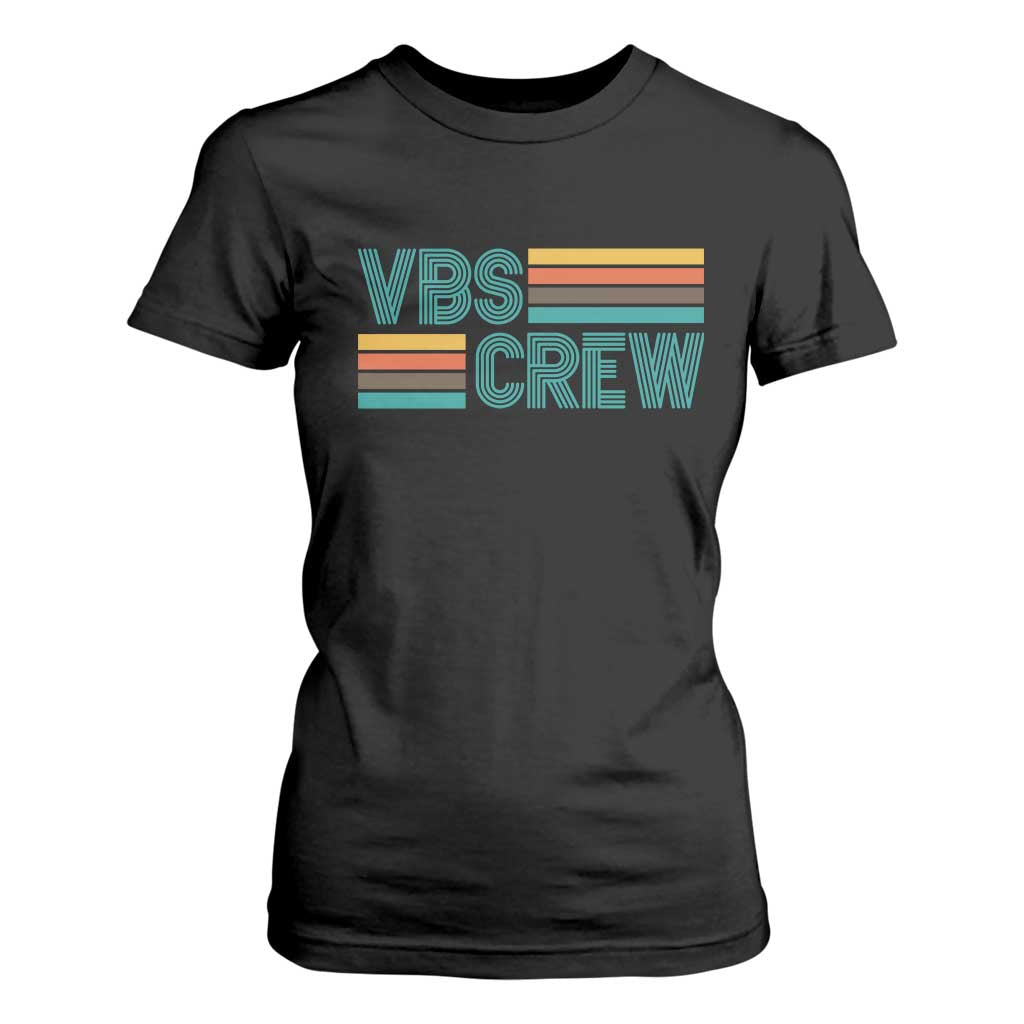 VBS Crew T Shirt For Women Vacation Bible School Church Camp Retro Vintage TS10 Black Print Your Wear