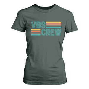 VBS Crew T Shirt For Women Vacation Bible School Church Camp Retro Vintage TS10 Dark Forest Green Print Your Wear