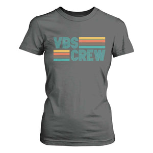 VBS Crew T Shirt For Women Vacation Bible School Church Camp Retro Vintage TS10 Dark Heather Print Your Wear