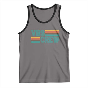 VBS Crew Tank Top Vacation Bible School Church Camp Retro Vintage TS10 Deep Heather Black Print Your Wear