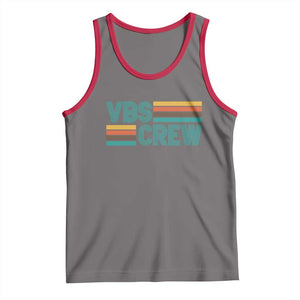 VBS Crew Tank Top Vacation Bible School Church Camp Retro Vintage TS10 Deep Heather Red Print Your Wear
