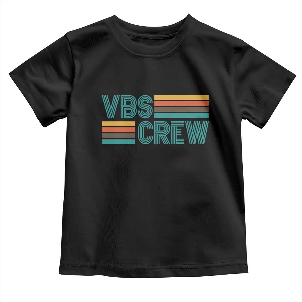 VBS Crew Toddler T Shirt Vacation Bible School Church Camp Retro Vintage TS10 Black Print Your Wear