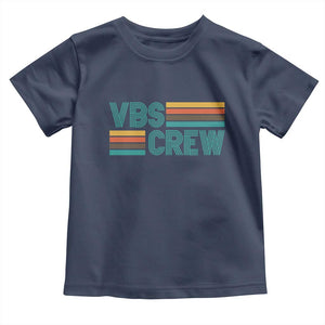 VBS Crew Toddler T Shirt Vacation Bible School Church Camp Retro Vintage TS10 Navy Print Your Wear